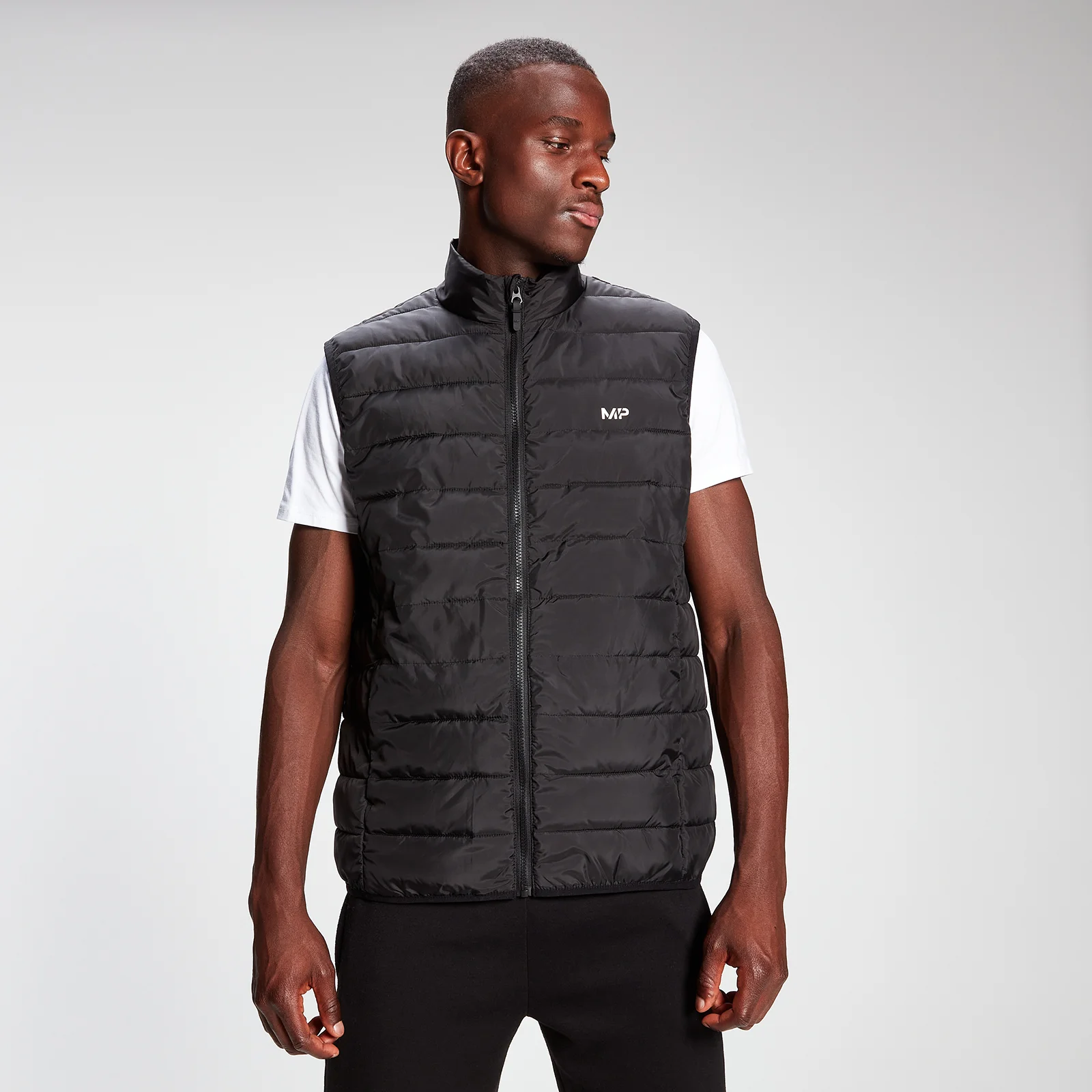 Men's Lightweight Gilet Black Clothing MYPROTEIN™