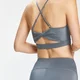 MP Women's Composure Twist Back Sports Bra - Chrome Marl