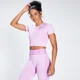 MP Women's Curve Crop Short Sleeve T-Shirt - Petal