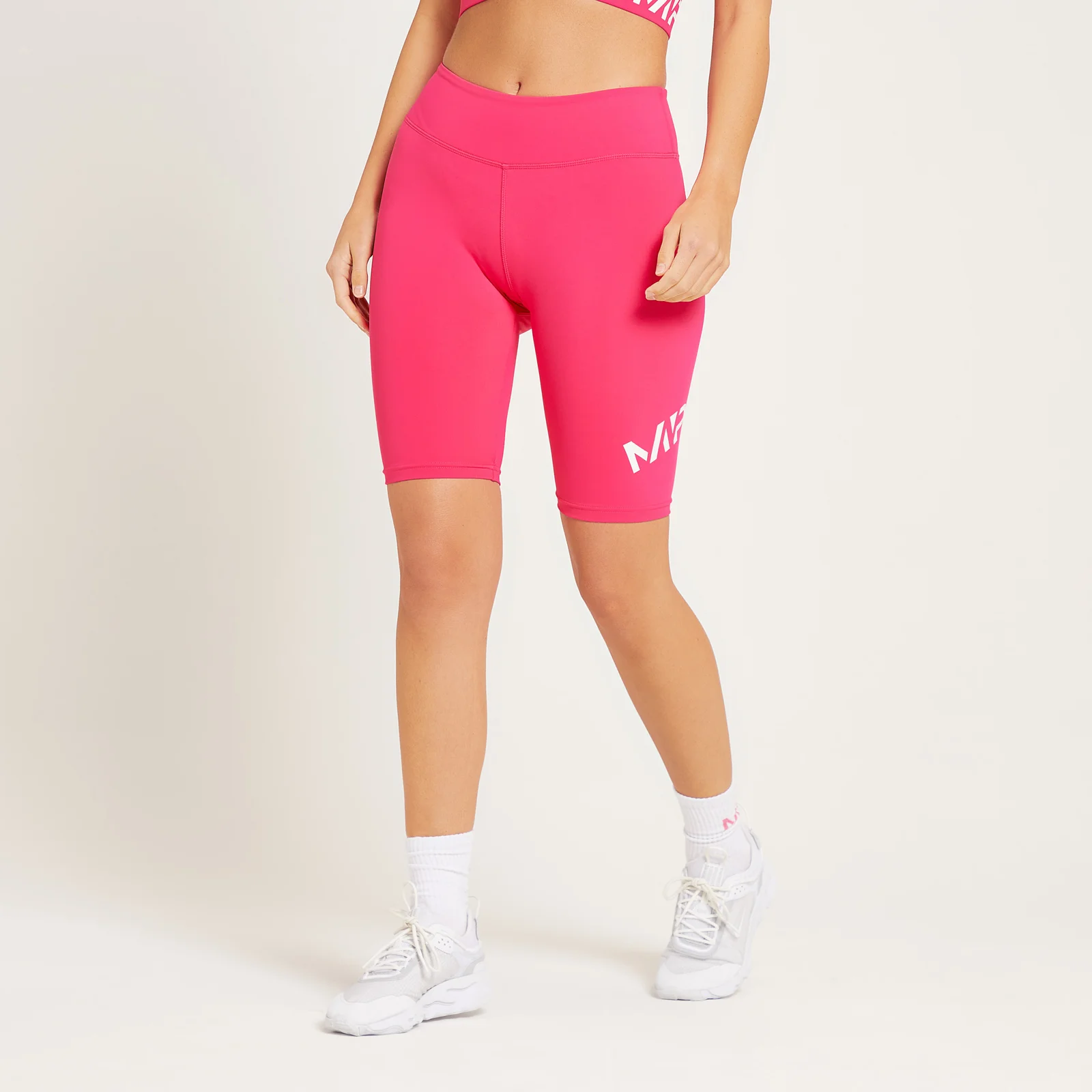 MP Women's Training Full Length Cycling Shorts - Magenta - XXS Image 1