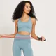 MP Women's Shape Seamless Sports Bra - Stone Blue