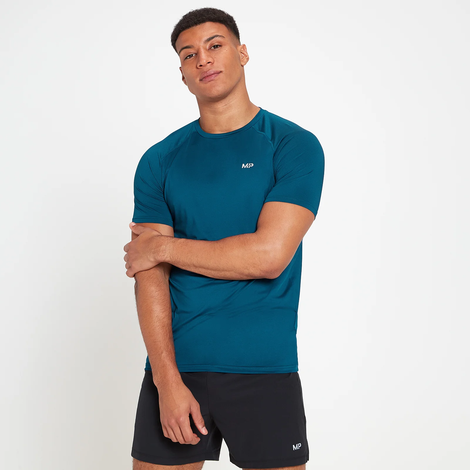 MP Men's Velocity Short Sleeve T-Shirt - Poseidon - XXS Image 1