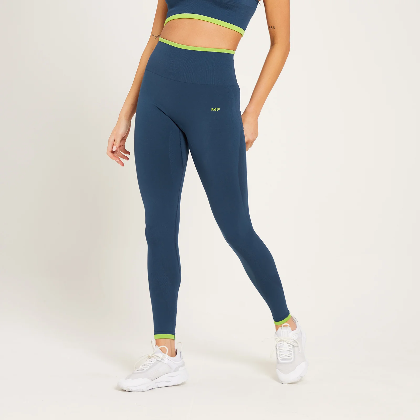 MP Women's Adapt Seamless Leggings - Dust Blue - XXS Image 1