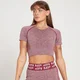 MP Women's Curve Crop Short Sleeve T-Shirt - Black Cherry