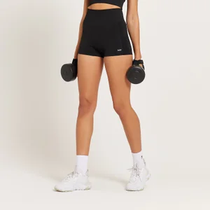 MP Women's Curve High Waisted Booty Shorts - Black - Size XL