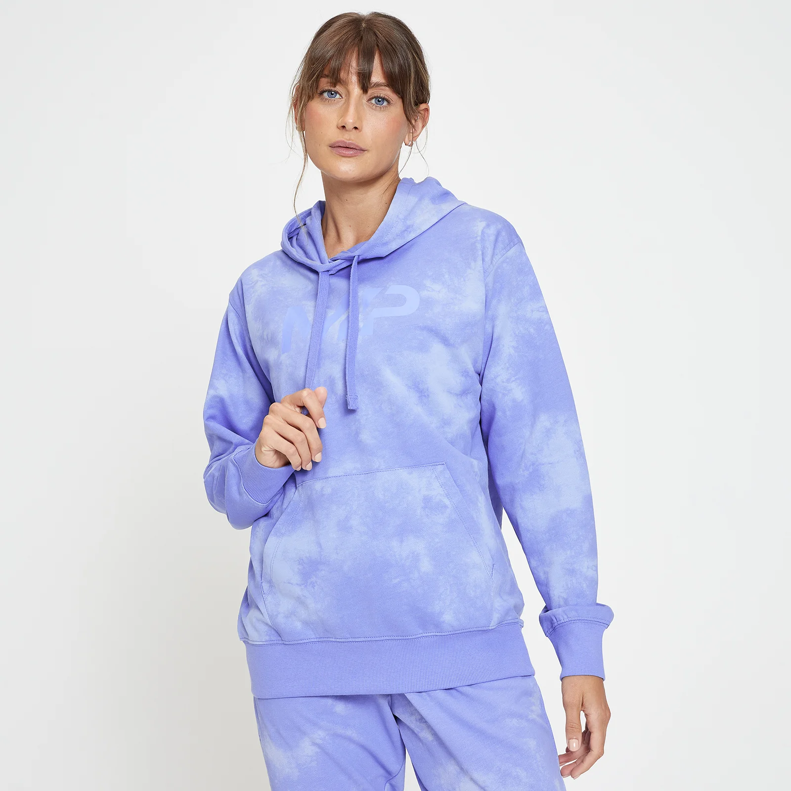 MP Women's Composure Tie Dye Hoodie - Chalk Purple - XXS Image 1