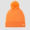 MP Bobble Hat - Nectarine/White
