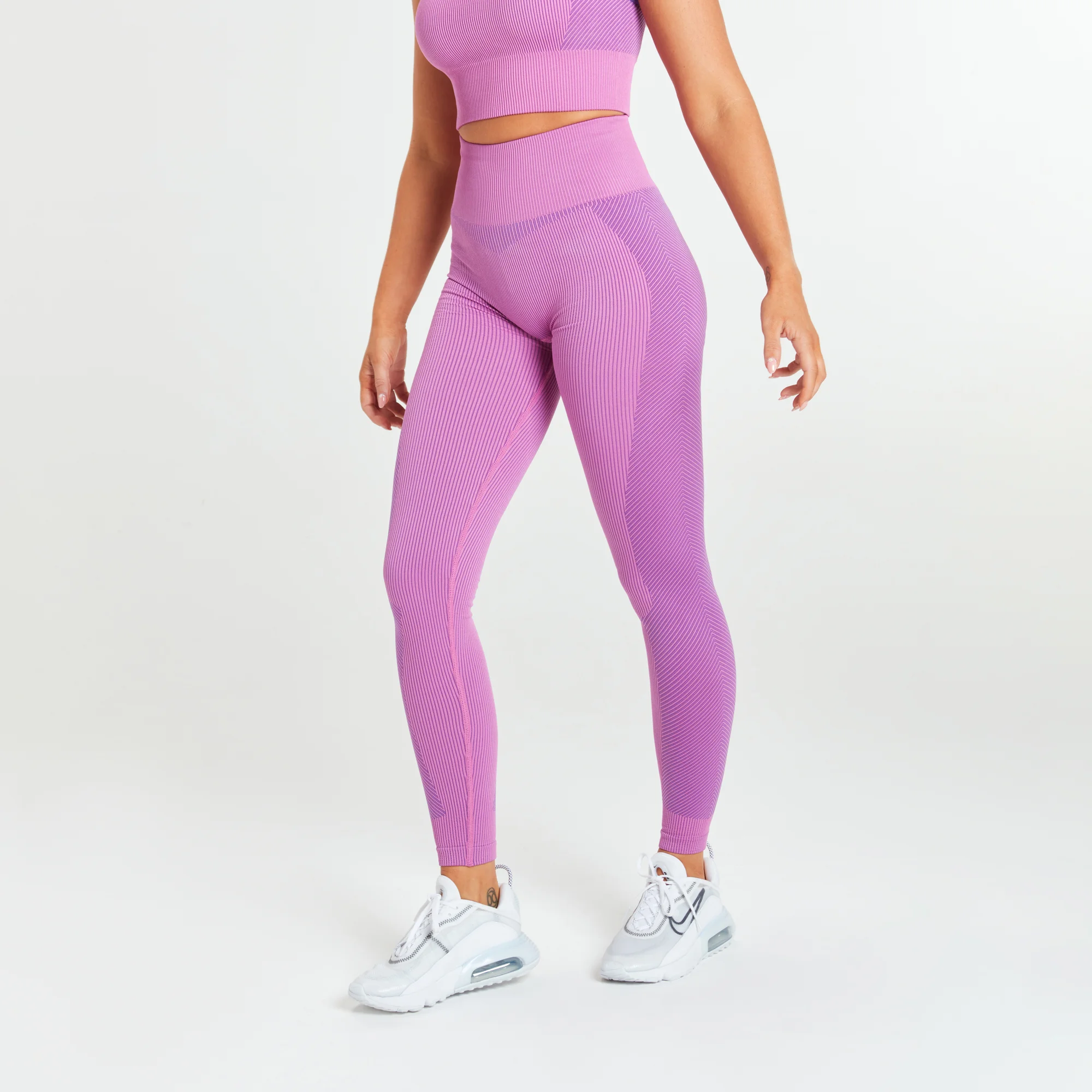 MP X Sinead Rib Seamless Leggings Pink Myprotein AU