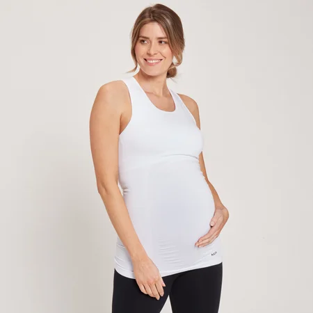 MP Women's Maternity Seamless Tank Top - White