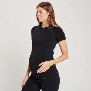MP Women's Maternity Seamless Short Sleeve T-Shirt - Black - Size S