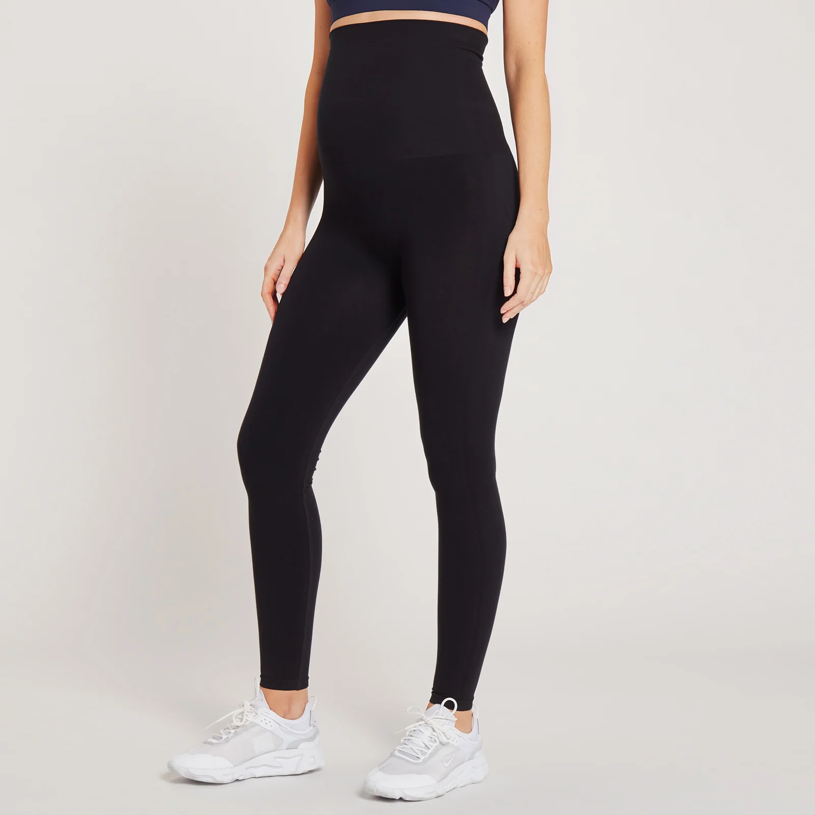 MP Women's Maternity Post Natal Leggings - Black - M Image 1