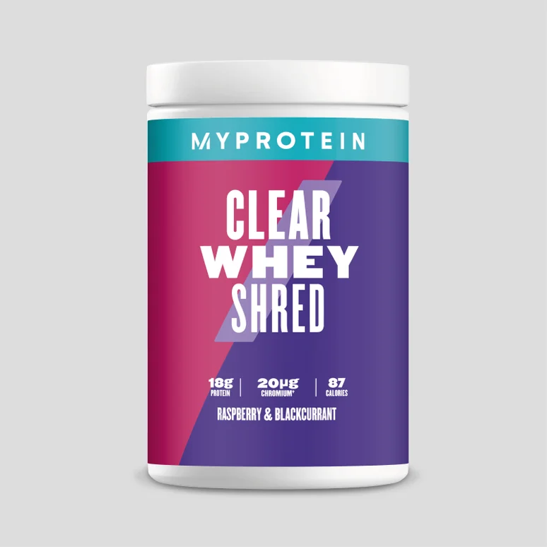 Clear Whey Shred - 500g - 20servings - Raspberry & Blackcurrant
