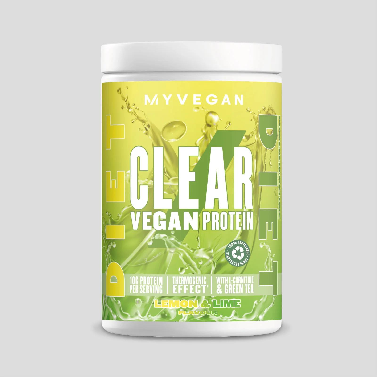 Clear Vegan Diet - 20servings - Lemon & Lime Image 1