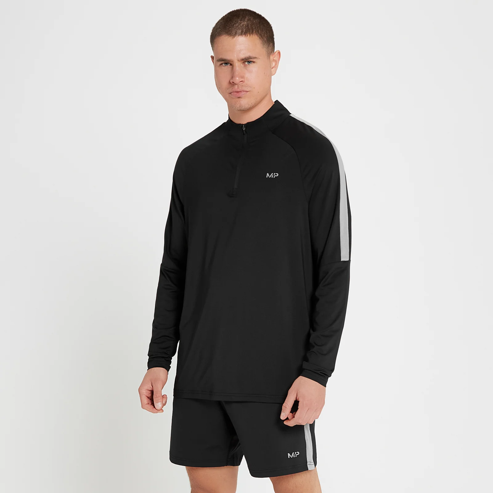MP Men's Tempo 1/4 Zip - Black - XXS Image 1