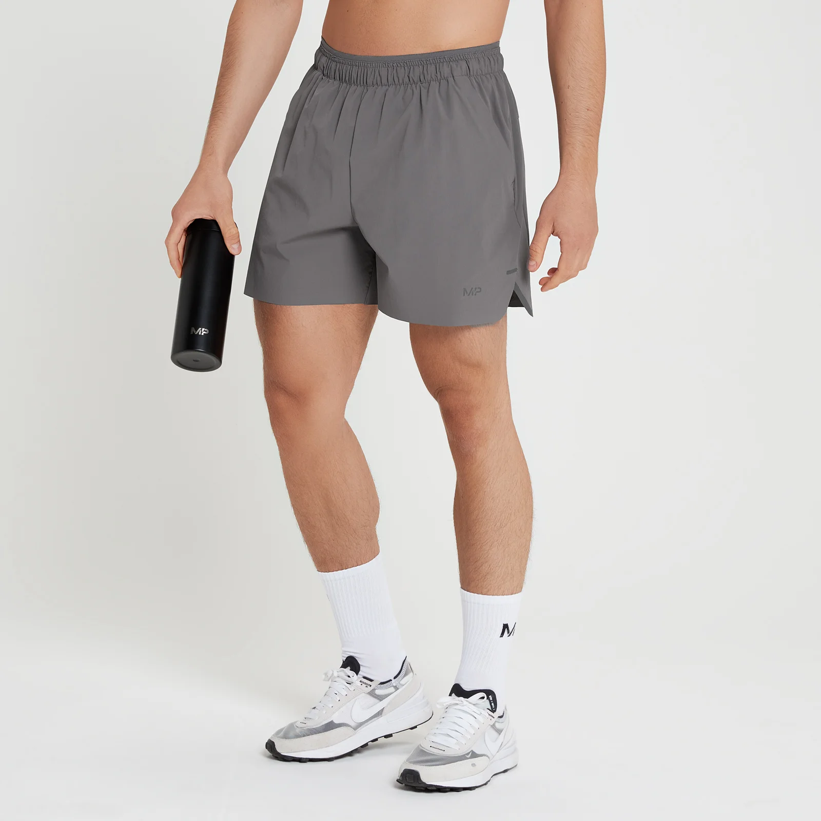 MP Men's Velocity Ultra 5" Shorts - Pebble Grey - XXS Image 1