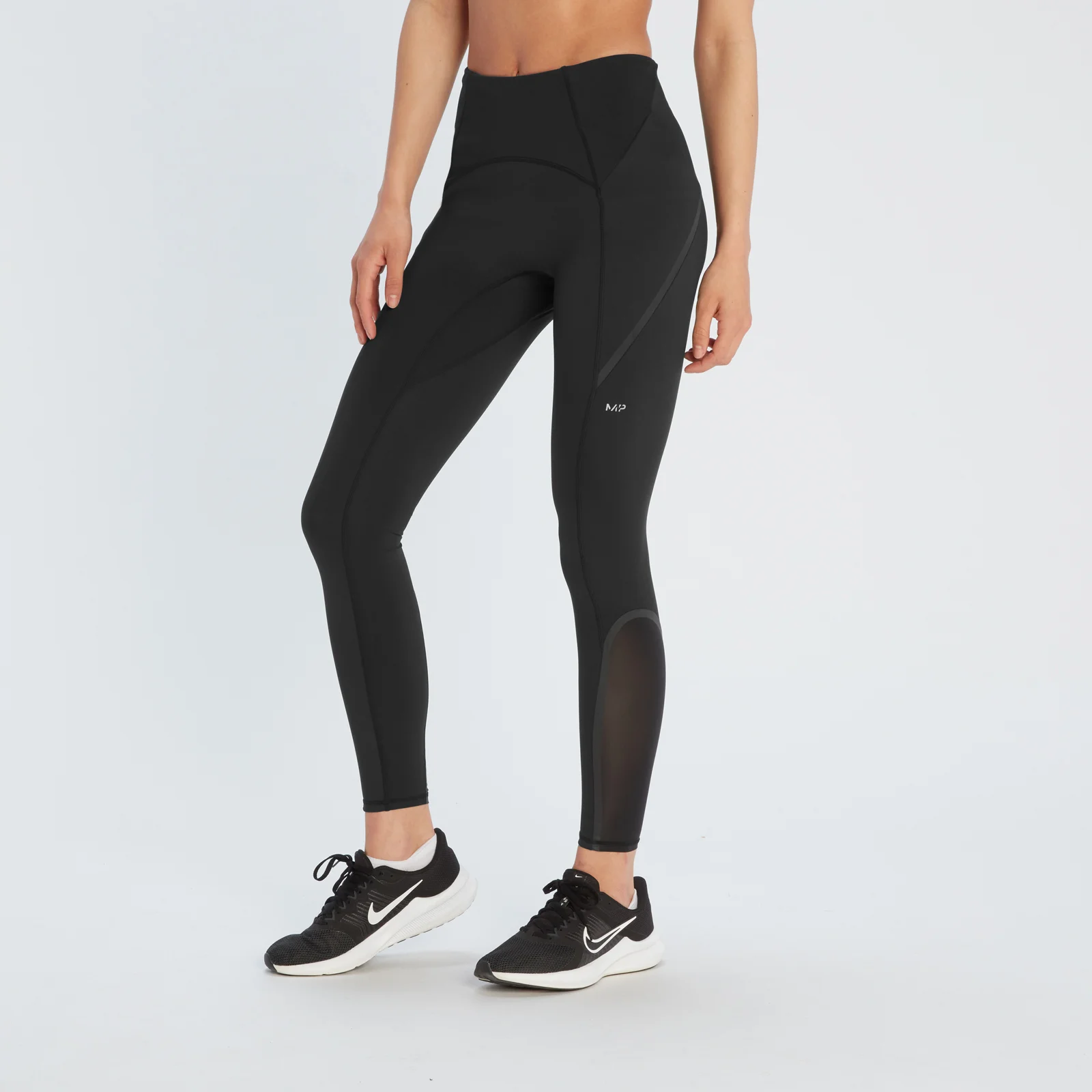 MP Women's Velocity Ultra Reflective Leggings - Black - XXS Image 1