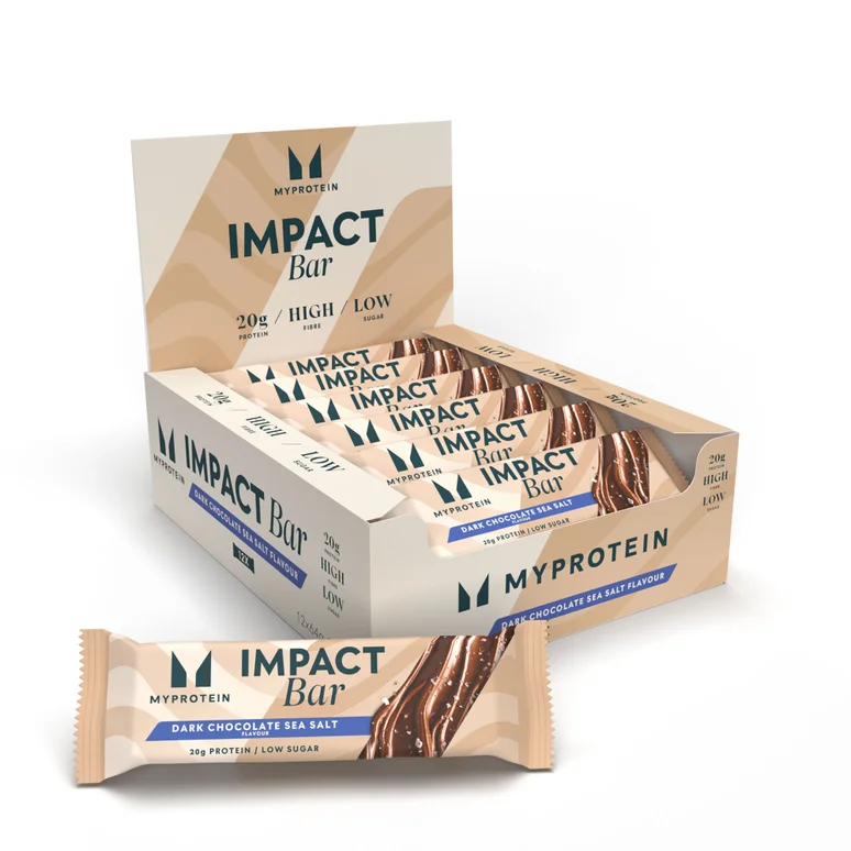Impact Protein Bar - Dark Chocolate Sea Salt - 2 x 6Bars