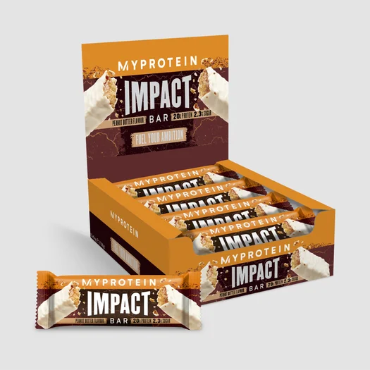 Impact Protein Bar - White Chocolate Peanut - 12Bars