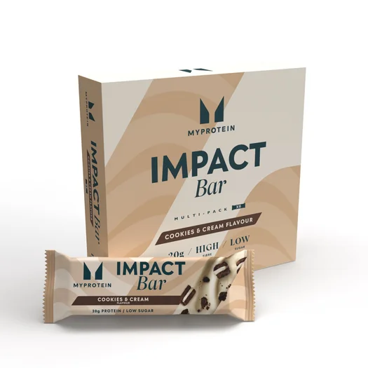Impact Protein Bar - Cookies & Cream - 6Bars