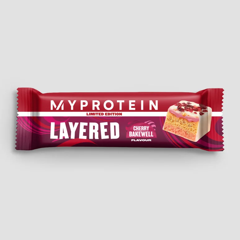 Cherry Bakewell Layered Bar (sample)