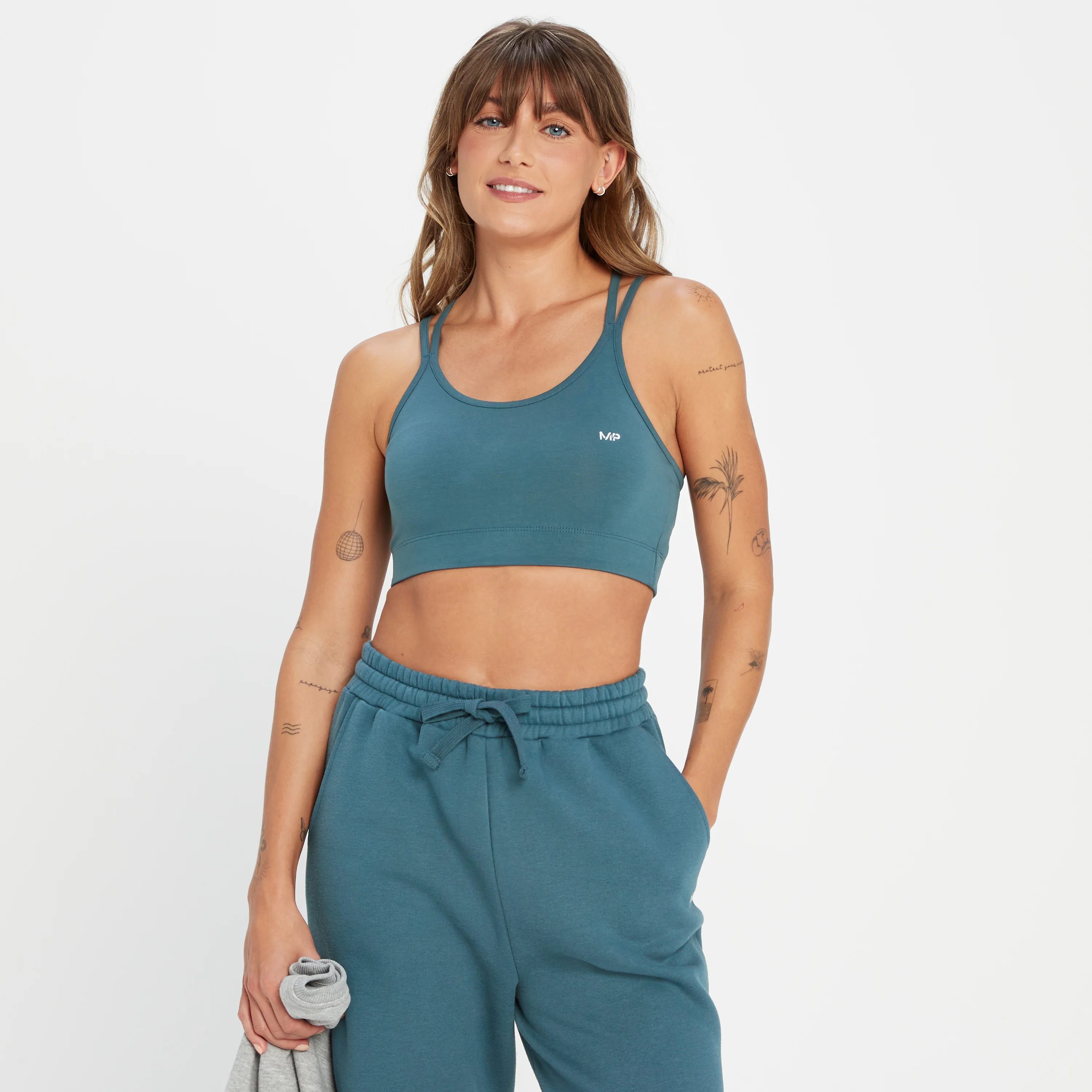 MP Women's Rest Day Jersey Bra - Smoke Blue - XXS Image 1