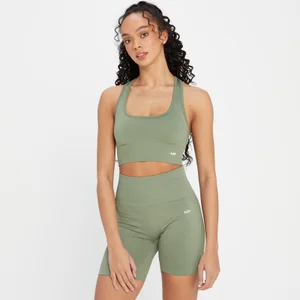 MP Women's Shape Seamless Sports Bra - Washed Jade - Size M