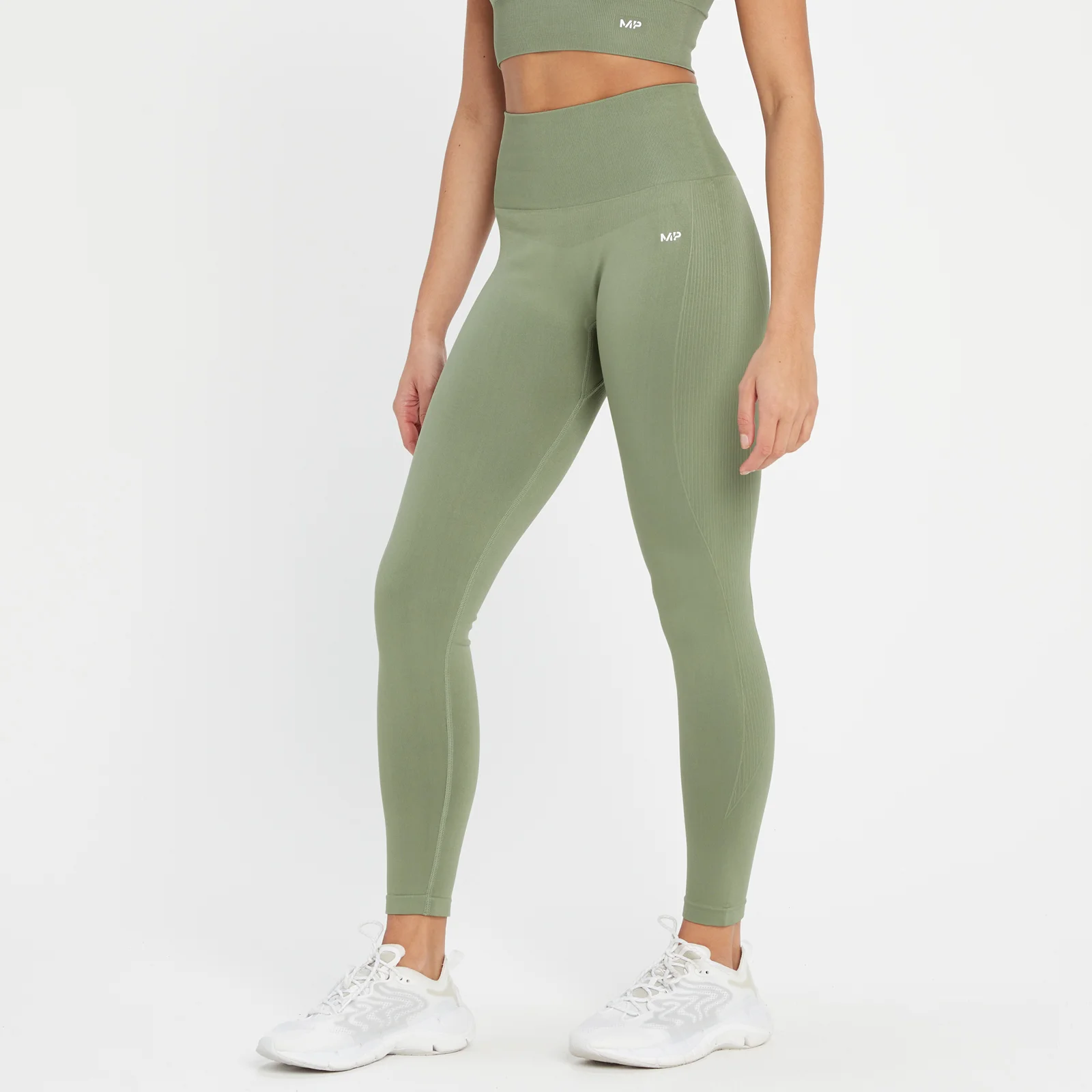 MP Women's Shape Seamless Leggings - Washed Jade - XS Image 1