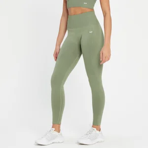 MP Women's Shape Seamless Leggings - Washed Jade - Size XS