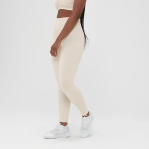 MP Women's Washed Seamless Leggings - Ecru - Size S
