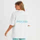 MP Women's Slogan T-Shirt - White/ Blue