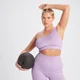MP Women's Tempo Rib Seamless Asymetric Bra - Bright Lilac