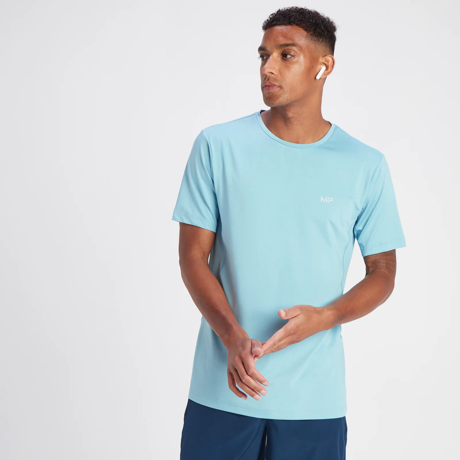 MP Men's Velocity Short Sleeve T-Shirt - Sky Blue - XS Image 1