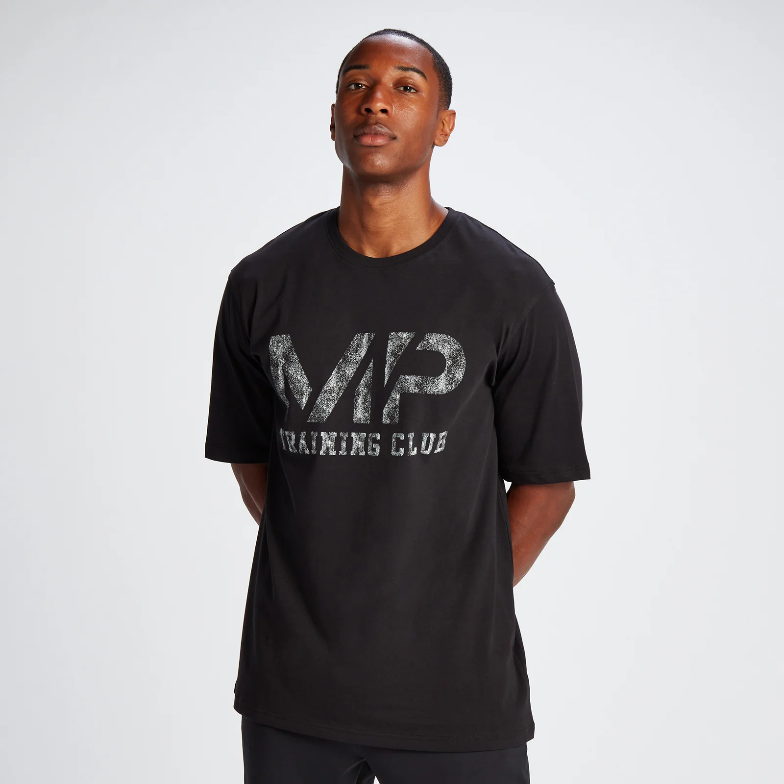 MP Men's Tempo Oversized Cotton T-Shirt - Black - S Image 1