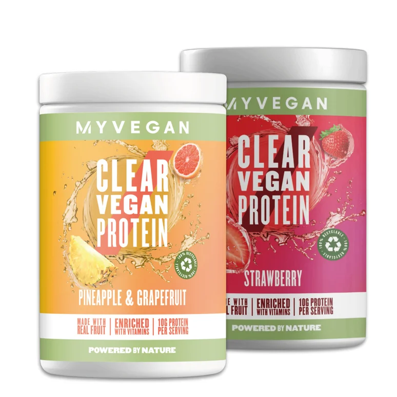 Clear Vegan Protein Mix & Match Twin Pack - Strawberry - Blackcurrant