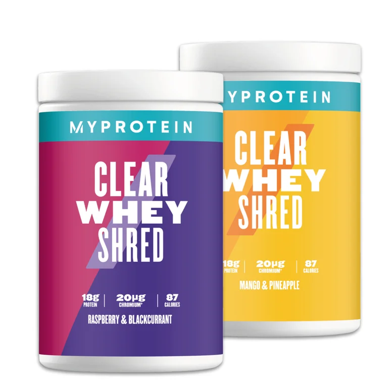 Clear Whey Shred Mix & Match Twin Pack - Raspberry & Blackcurrant - Raspberry & Blackcurrant