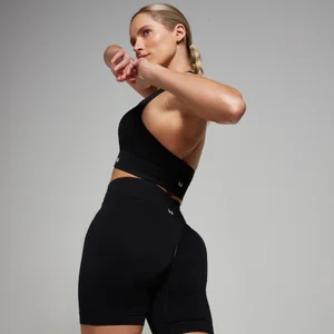MP Women's Tempo Seamless Scrunch Shorts - Black - Size XS
