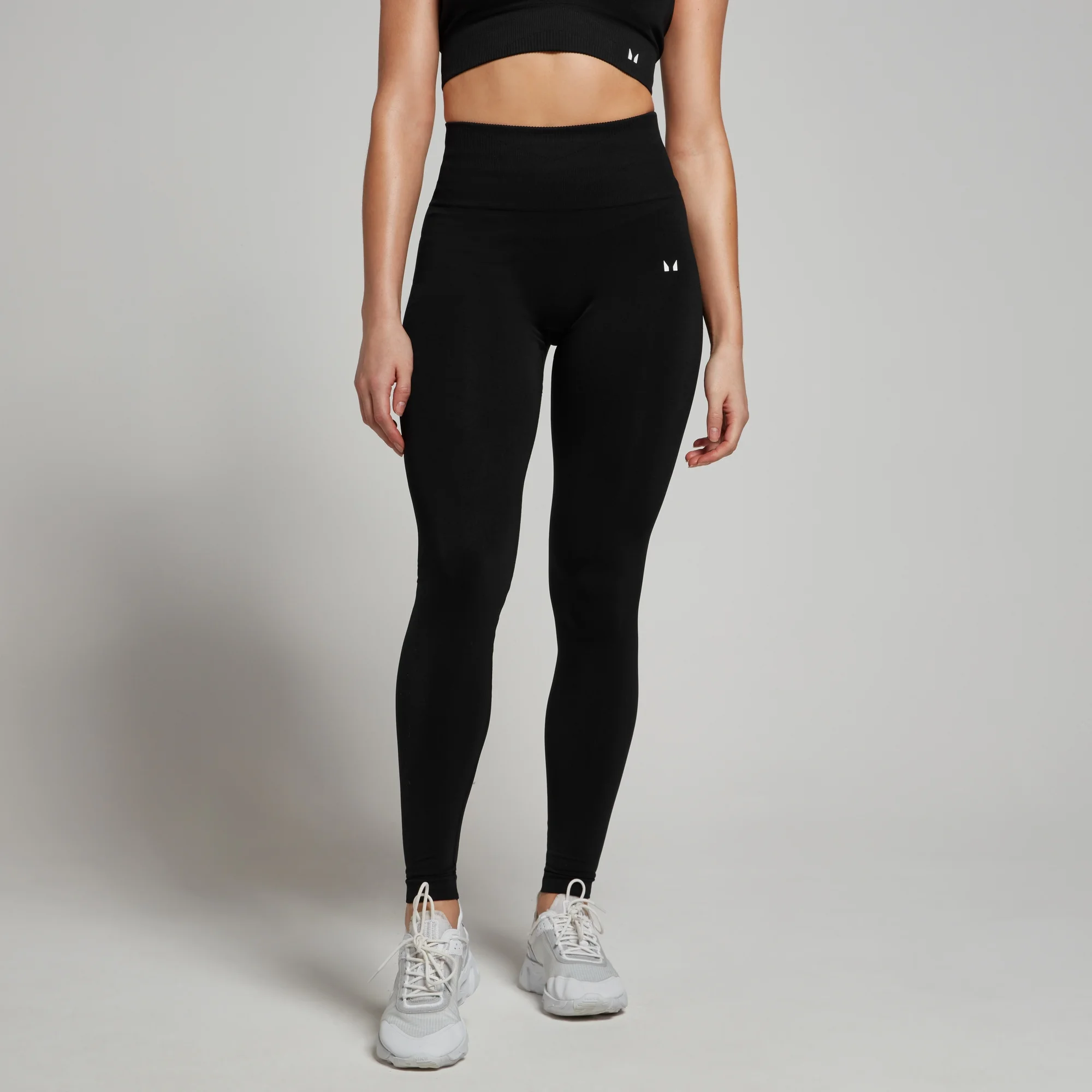 MP Women's Tempo Seamless Scrunch Leggings - Black - XS Image 1