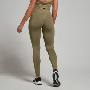 MP Women's Tempo Seamless Scrunch Leggings - Light Olive - Size XS