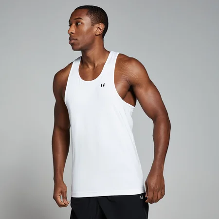 MP Men's Training Stringer Tank Top - White