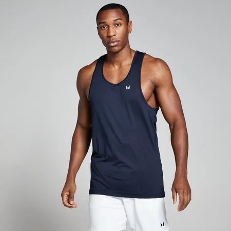 MP Men's Training Stringer Tank Top - Navy