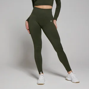 MP Women's Shape Seamless Leggings - Forest Green - Size M