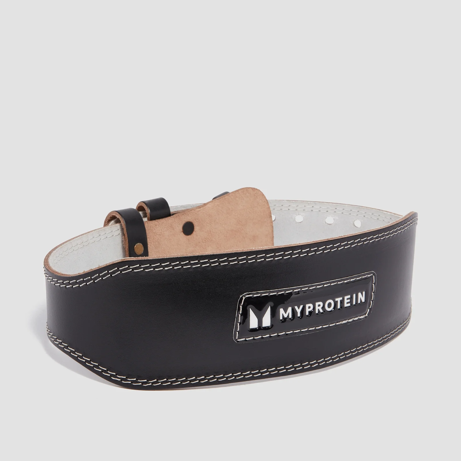 Myprotein Leather Lifting Belt - Black - Medium (27-36 Inch) Image 1