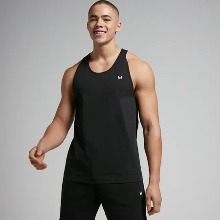 MP Men's Rest Day Stringer Tank Top - Black