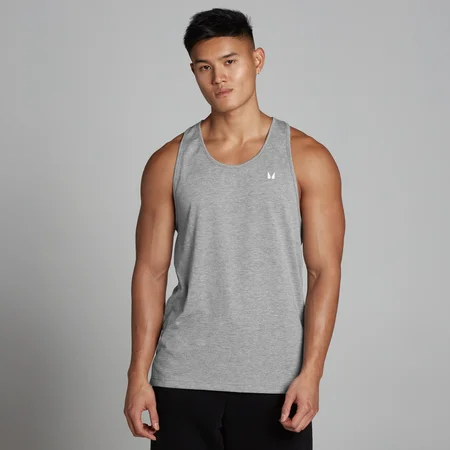 MP Men's Rest Day Stringer Tank Top - Grey Marl
