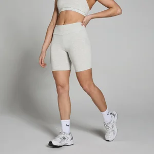 MP Women's Basics Cycling Shorts - Light Grey Marl - Size S