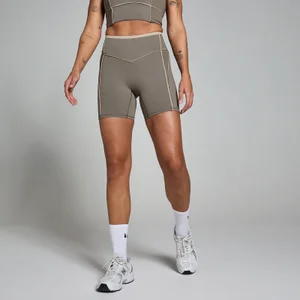 MP Women's Tempo Contrast Texture Cycling Short - Espresso - Size XS