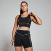 MP Women's Tempo Contrast Texture Sports Bra - Black