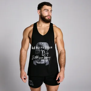 MP Men's Origin Graphic Stringer - Black - Size M