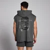 MP Men's Origin Graphic Hooded Vest - Washed Grey