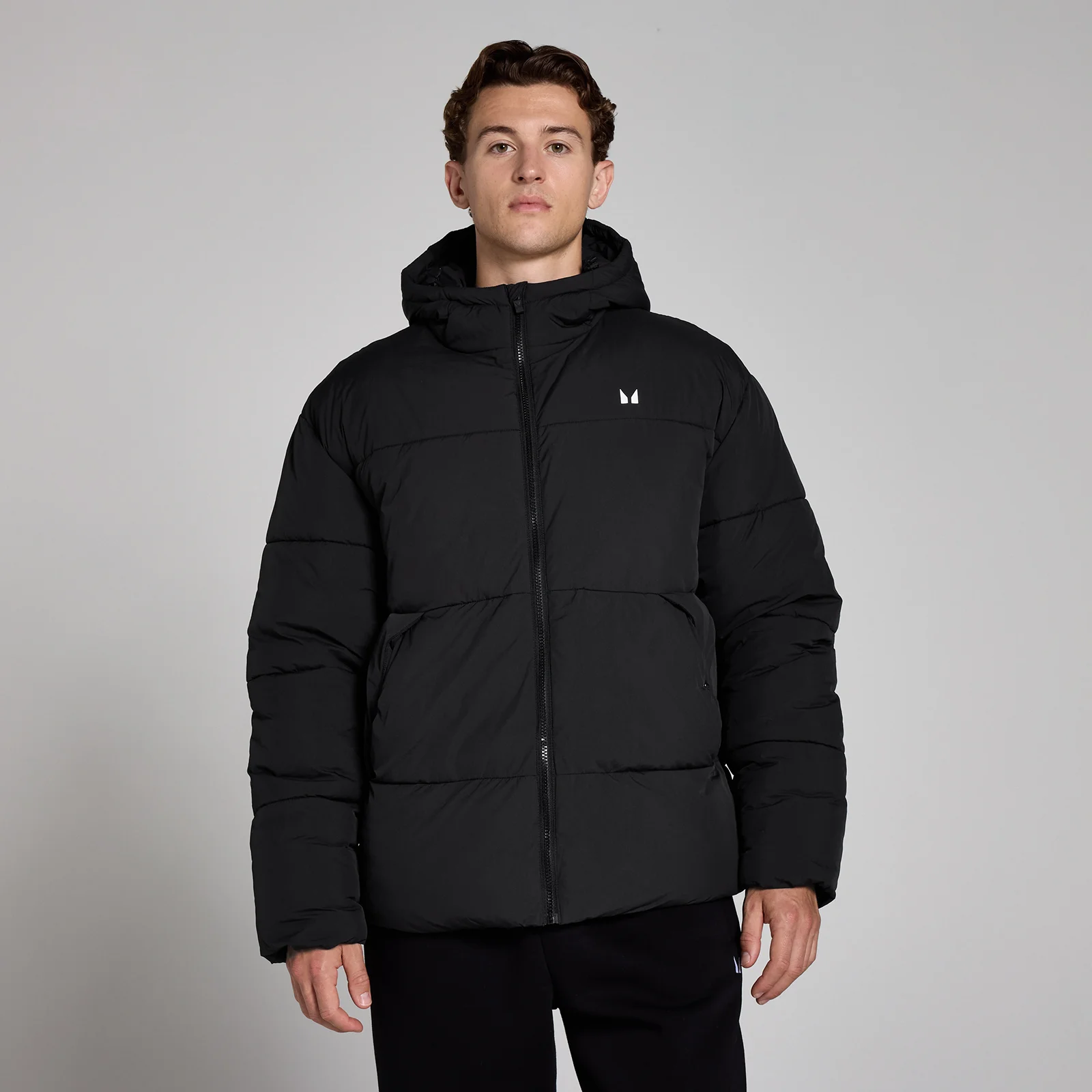 MP Men's Short Puffer - Black - XXXL Image 1